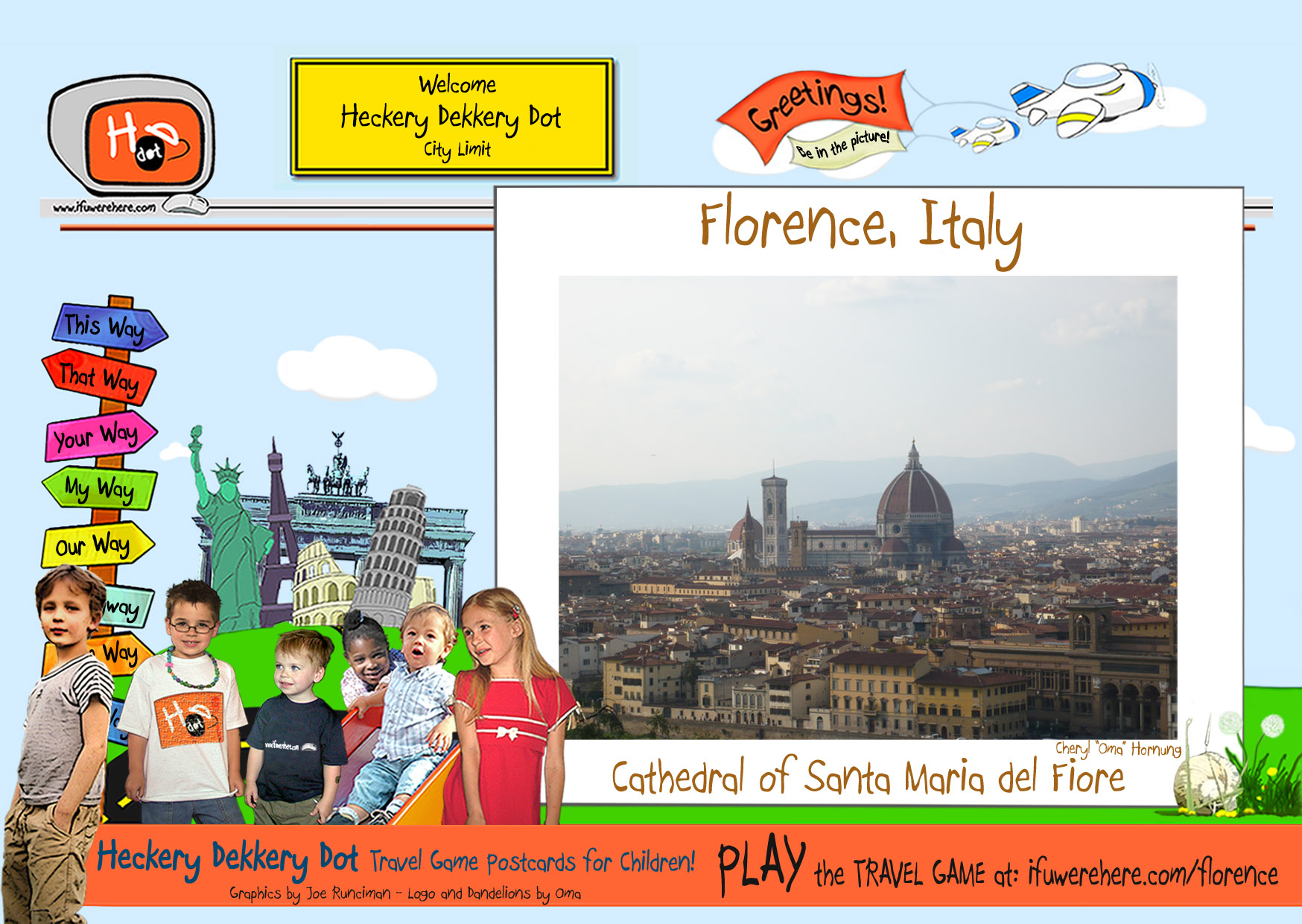 (1) “Florence” comes from an Italian word meaning “flower!